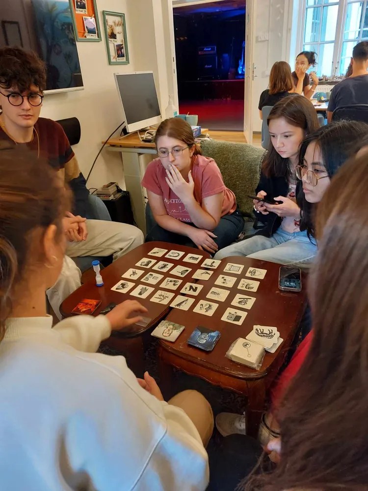 Board games night at the ESN office