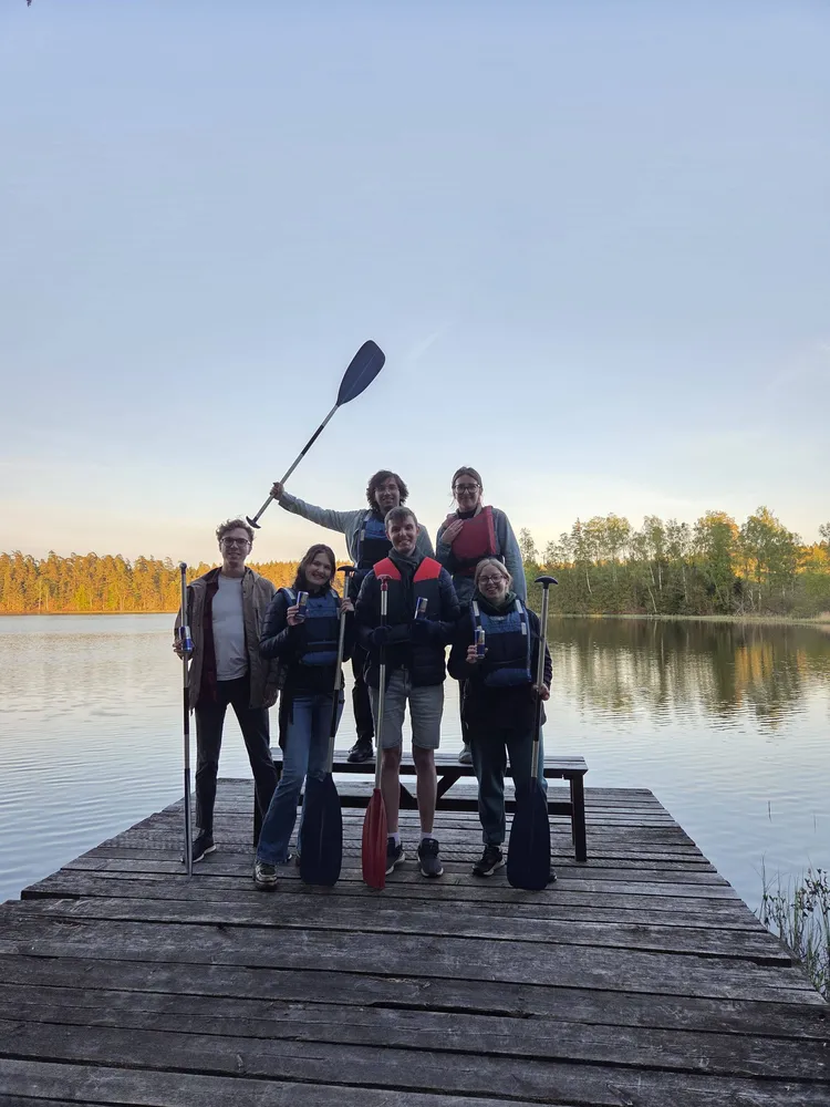 ESN Lund volunteers at a cottage weekend